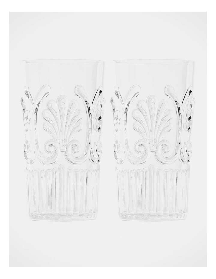 Best Sale π€© Heritage Medallion Hi Ball 2 Pack In Clear π₯