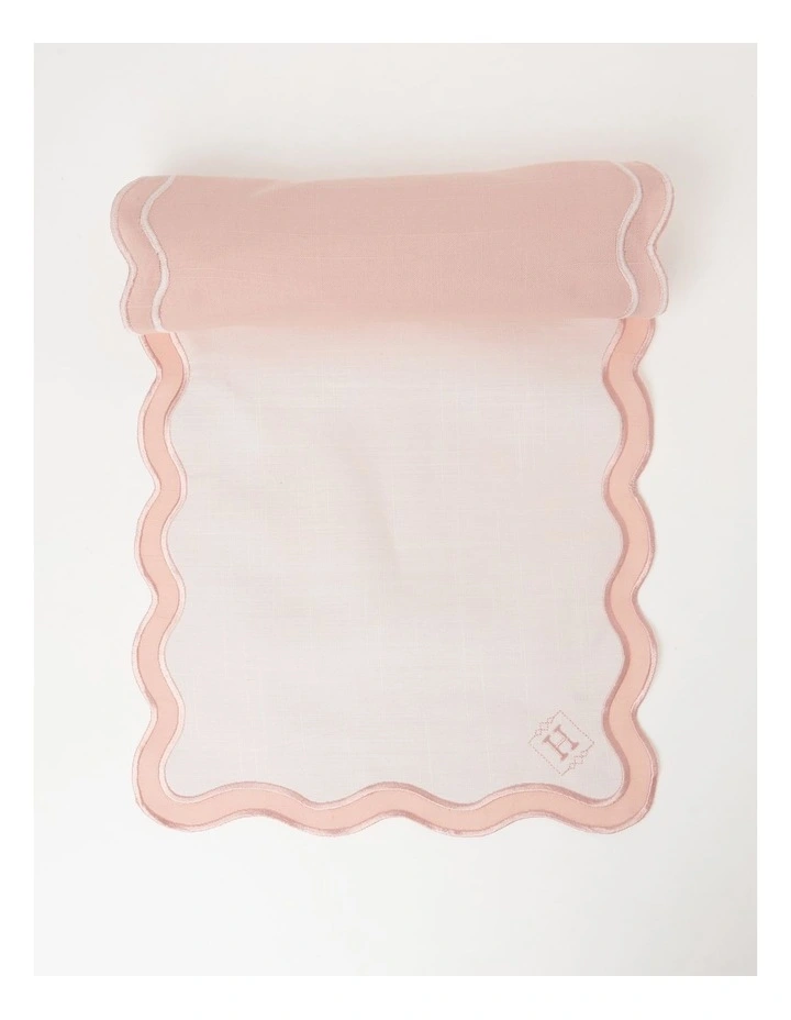 Top 10 β Heritage Florence Scalloped Edge In Pink/White Pink And White Table Runner π