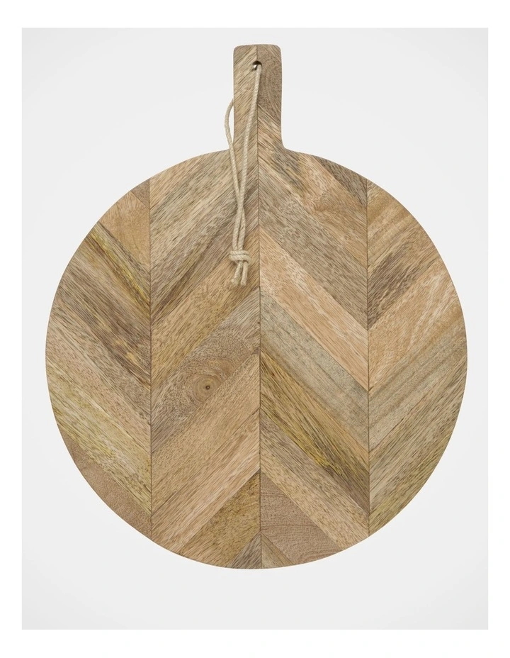 Cheap βοΈ Heritage 40x30cm Herringbone Wood Round Paddle Board Natural π