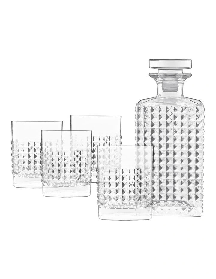 Outlet π Luigi Bormioli Elixir 5pc Whisky Set π₯