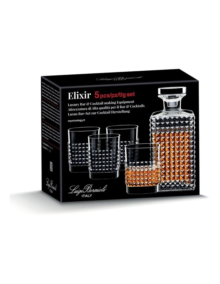 Outlet π Luigi Bormioli Elixir 5pc Whisky Set π₯ - Image 3