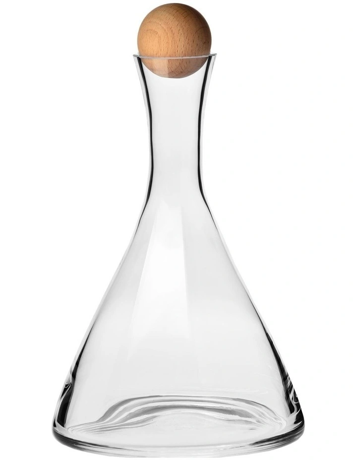 Flash Sale π₯ Krosno Connoisseur 1L Wine Decanter Beechwood Stopper Gift Boxed βοΈ