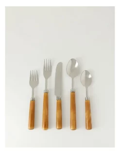 Coupon π Australian House & Garden Wood Look Resin Cutlery Set 16pc β¨
