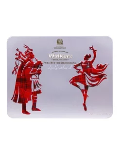 Best Pirce 👏 Walkers Pure Butter Shortbread Assortment Piper & Highland Dancer Tin 150g 💯