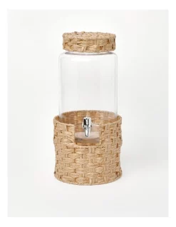 Cheap 🧨 Australian House & Garden Burleigh Rattan Drink Dispenser 5L With Lid 🎉