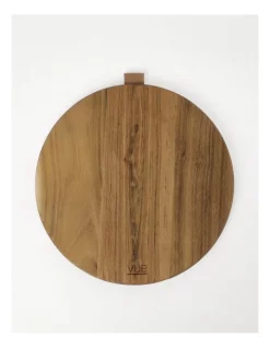 Best Sale 🔔 Vue Entertaining Round Platter 30cm In Teak 😀