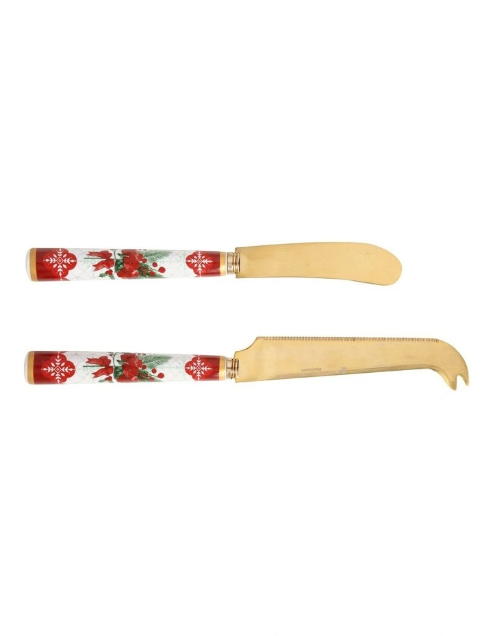 Cheap π₯° Maxwell & Williams Mistletoe Spreader & Cheese Knife Set Gift Boxed π― 3 Cheap π₯° Maxwell & Williams Mistletoe Spreader & Cheese Knife Set Gift Boxed π―