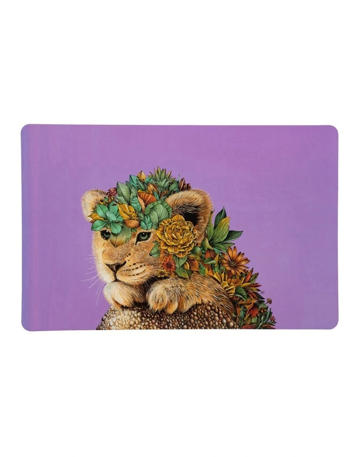 Discount π Maxwell & Williams Marini Ferlazzo Wild Planet Placemat 43.5x28.5cm Lion Purple π