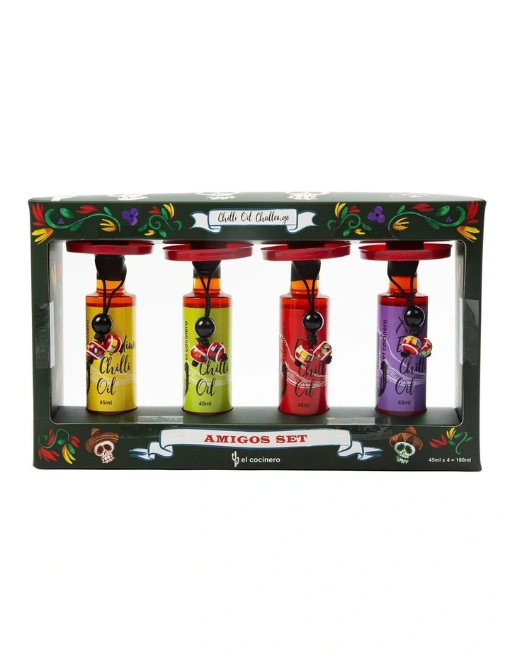 Best deal π― El Cocinero Amigo Chilli Oils 4 Pack π―