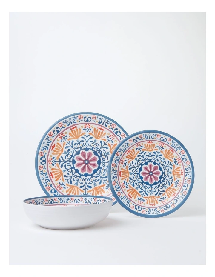 Flash Sale π Heritage Medallion Dinner Plate Matte Finish In Printed π― - Image 4