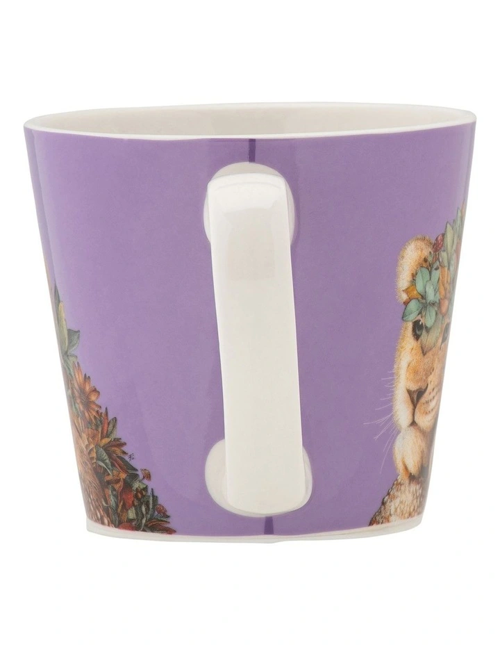 Buy β€οΈ Maxwell & Williams Marini Ferlazzo Wild Planet Mug 370ML Lion Gift Boxed In Purple π - Image 3
