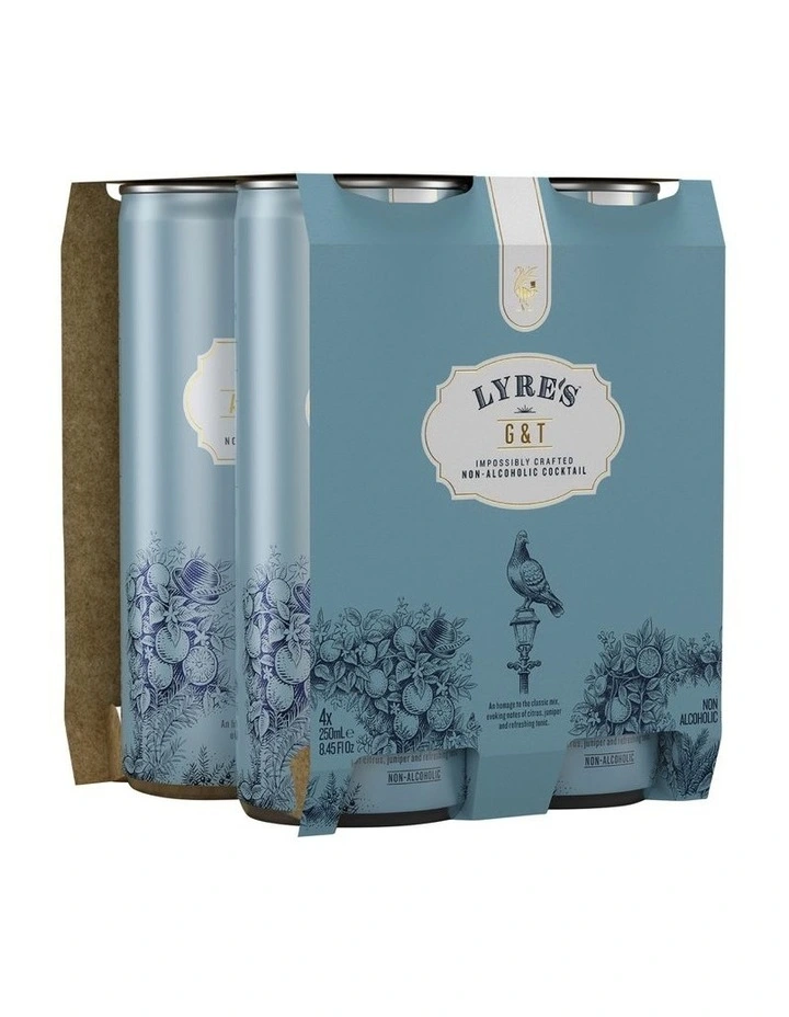Promo π Lyre's Non Alcoholic G&T 250ml X 4 π