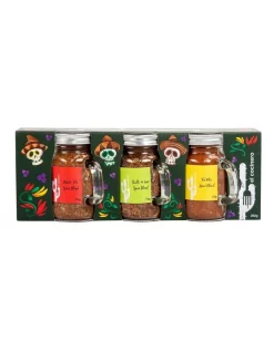 Best deal β El Cocinero Trio Chilli Flakes Mason Jar Set π