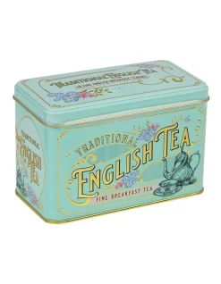 Discount 🔥 New English Teas English Breakfast Green Vintage Tin 🌟