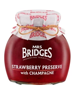 Discount ✔️ Mrs Bridges Strawberry Preserve With Champagne 🤩