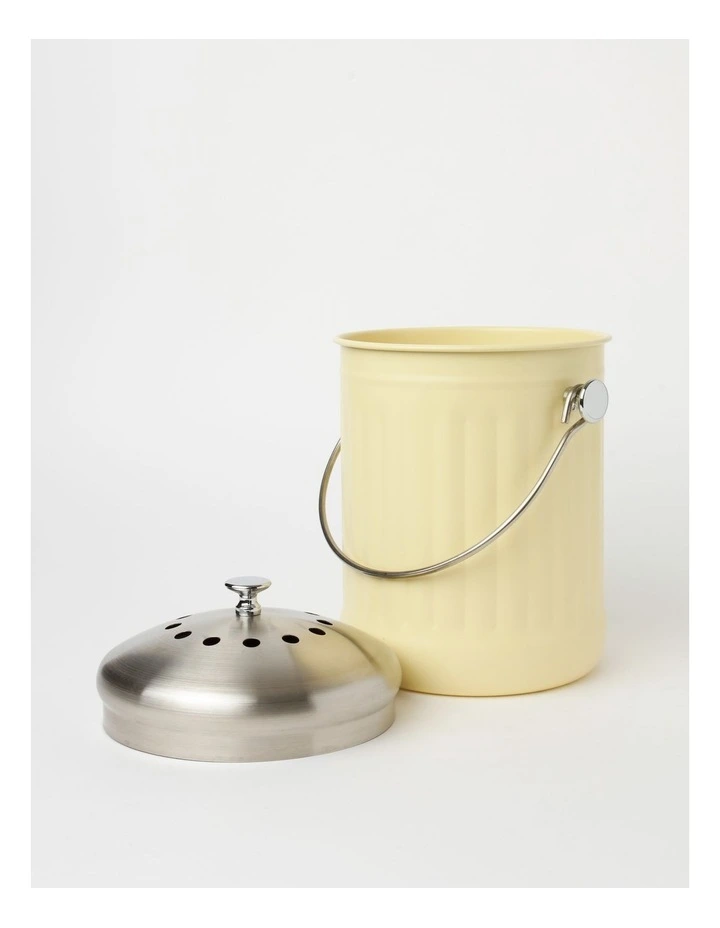 Top 10 ⭐ Vue Stainless Steel Compost Bin 5L In Wax Yellow ✔️ - Image 2