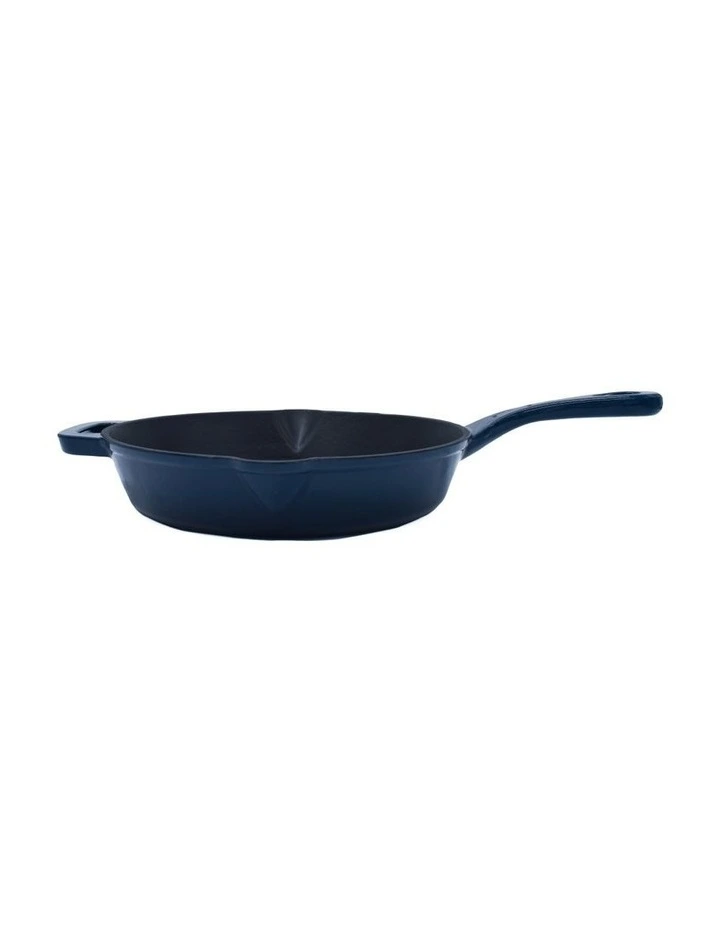 Wholesale π The Cooks Collective Cast Iron Skillet 26cm Navy π - Image 2