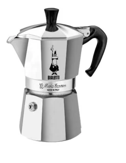 Outlet 🎁 Bialetti Moka Express Coffee Pot Silver 😍