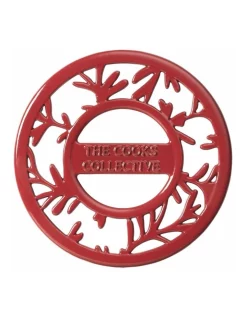 Cheapest ✨ The Cooks Collective Olive Set Of 2 Cast Iron Trivet 20cm In Red 😀