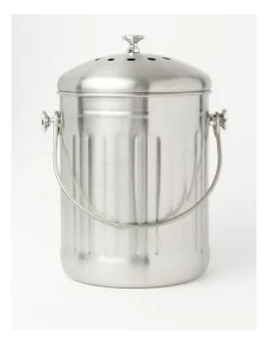 Hot Sale π₯ Vue Stainless Steel Compost Bin With Filters 5L π