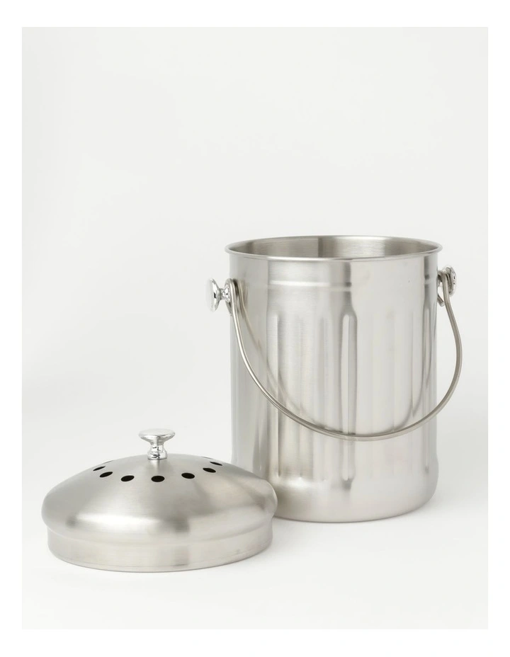 Hot Sale π₯ Vue Stainless Steel Compost Bin With Filters 5L π - Image 2