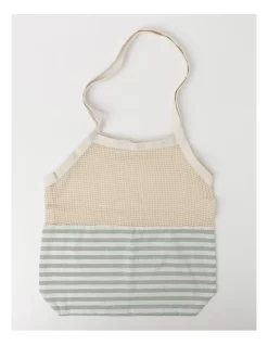 Best deal π Vue Cotton Mesh Stripe Bag Green π₯°