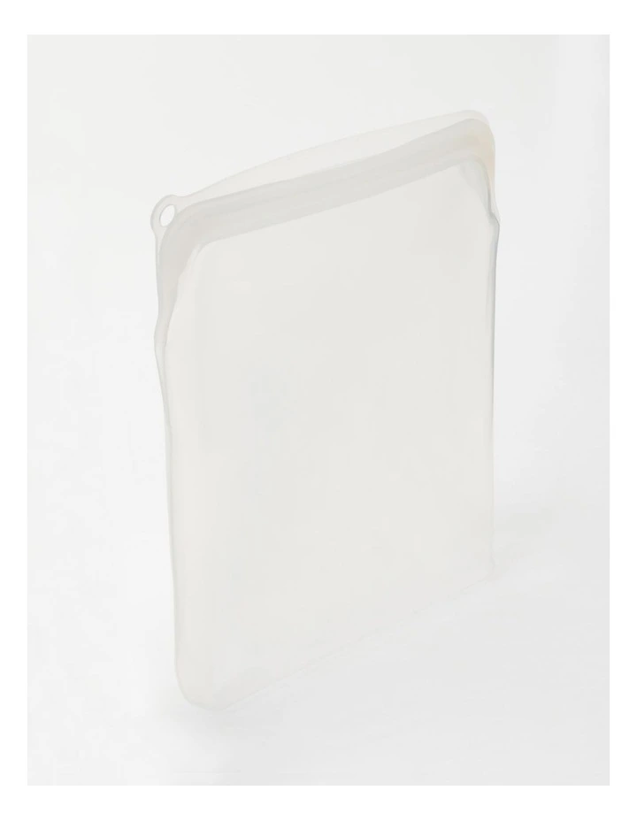 Wholesale π€© Vue Silicone Ziplock Storage Bag 1.96L In Clear π - Image 3