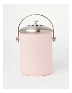 New 𧨠Vue Stainless Steel Compost Bin 5L In Peach Pearl π―