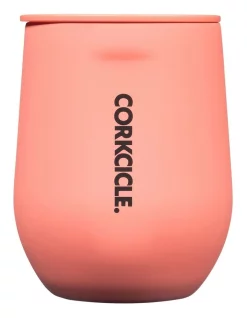 Wholesale 🔥 Corkcicle Stemless 355ml Neon Lights In Coral 🧨