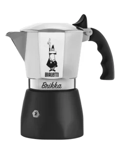 Best deal 🤩 Bialetti Brikka Silver/Black 4 Cup Coffee Maker 🧨