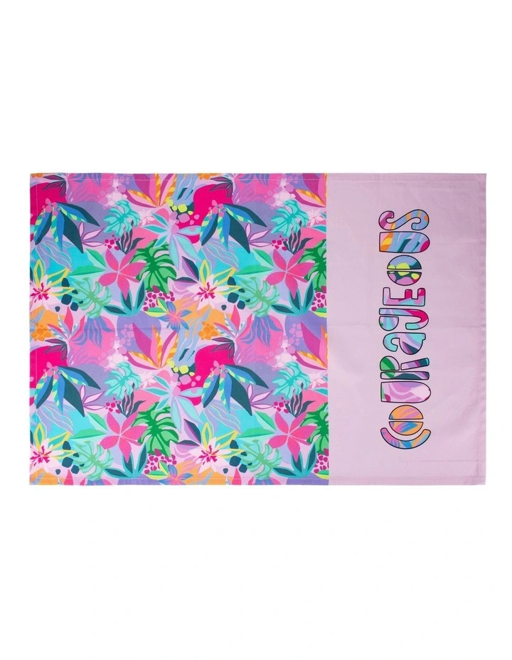 Budget π Maxwell & Williams Kasey Rainbow Be Fierce Tea Towel 50x70cm Courageous In Multi π