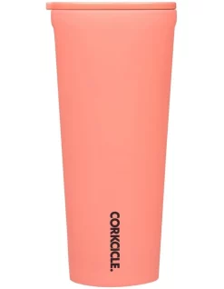 Deals ⭐ Corkcicle Tumbler 700ml Neon Lights In Coral 😀