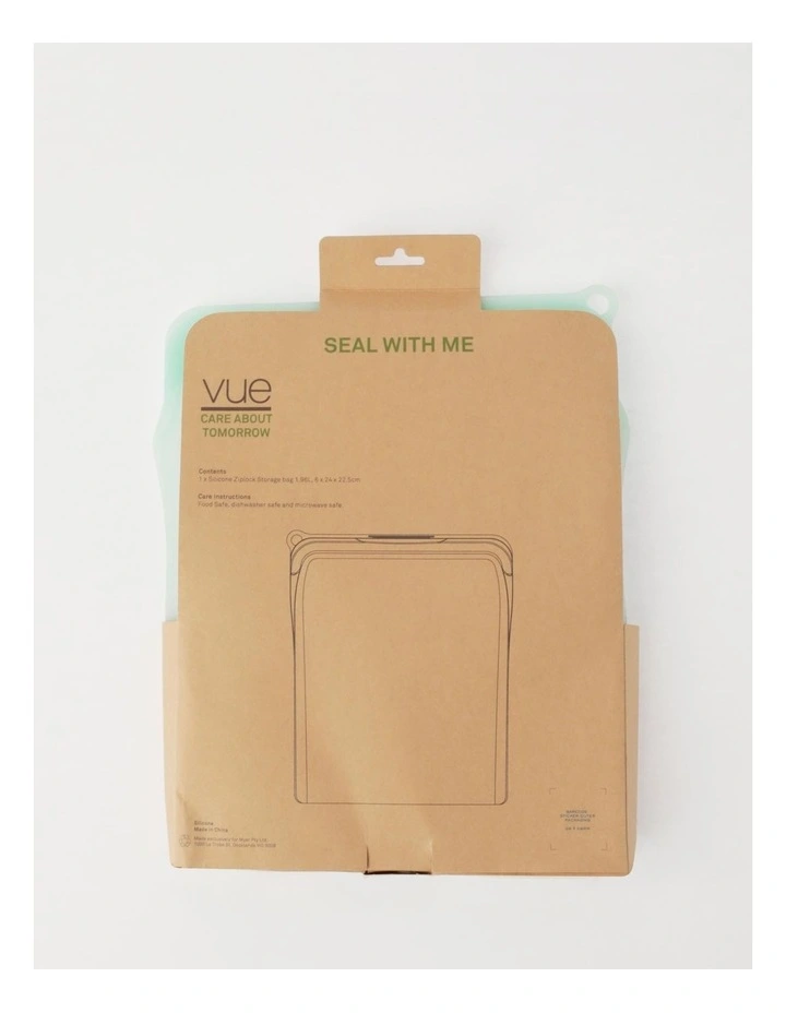 Discount π Vue Silicone Ziplock Storage Bag 1.96L In Mint 𧨠- Image 2