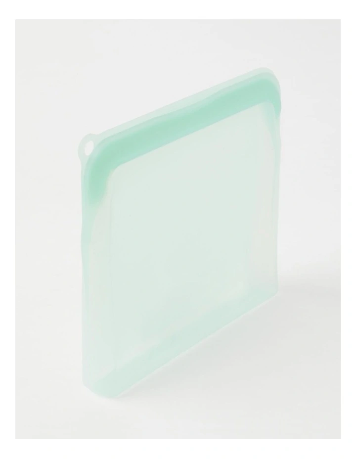 Best deal ⭐ Vue Silicone Ziplock Storage Bag 900ml In Mint ✔️ - Image 3