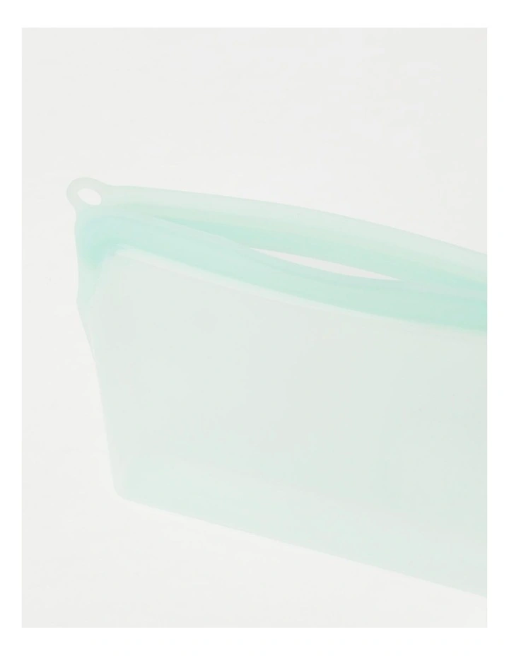 Best deal ⭐ Vue Silicone Ziplock Storage Bag 900ml In Mint ✔️ - Image 5