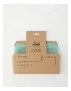 Flash Sale 🎉 Vue Silicone Ziplock Storage Bag 330ml In Mint ❤️