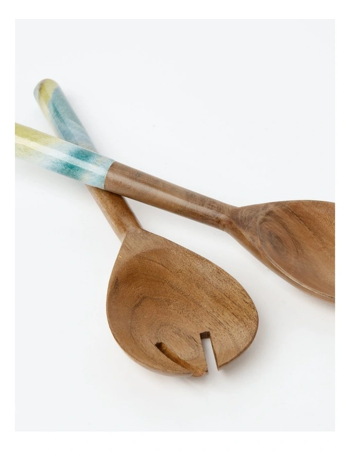 Budget π Australian House & Garden Scenic Reactive Salad Server Set π - Image 2