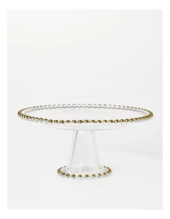 Promo 🎉 Heritage Beaded Elegance Cake Stands Medium 😉