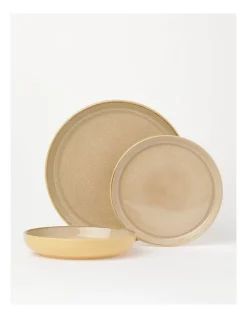 Hot Sale ⌛ Australian House & Garden Esperance 12pc Dinner Set In Yellow 🥰