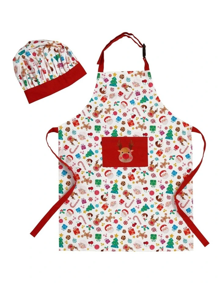 Flash Sale 𧨠Maxwell & Williams Kasey Rainbow Sparkly Season Children's Apron And Chef Hat Set π