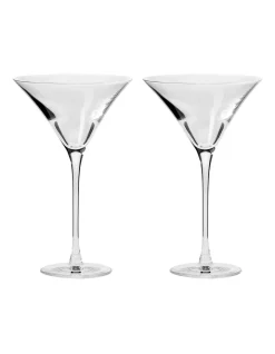 Cheap π Krosno Duet Set Of 2 170ml Martini Glass Gift Boxed π