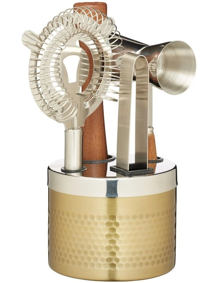 Budget π BarCraft 5 Piece Gift Boxed Cocktail Tool Set π