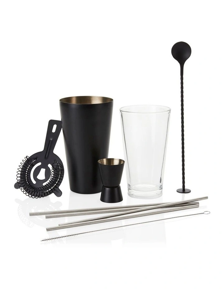 Promo βοΈ Stanley Rogers 10 Piece Cocktail Set Black π
