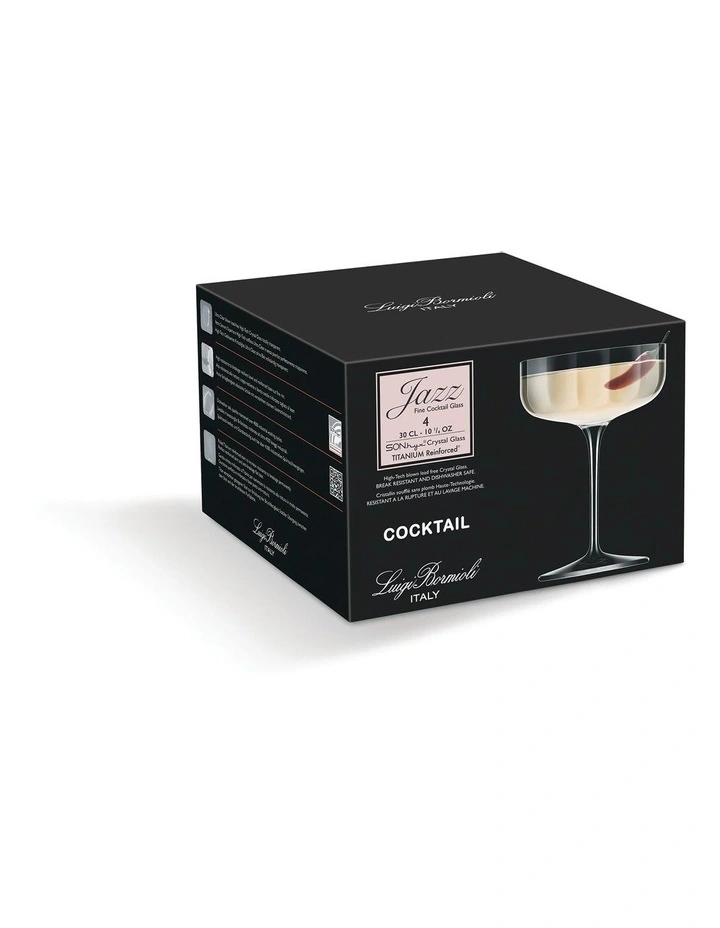 Best Sale π Luigi Bormioli Jazz Set Of 4 Cocktail Coupe Glass π₯° - Image 4