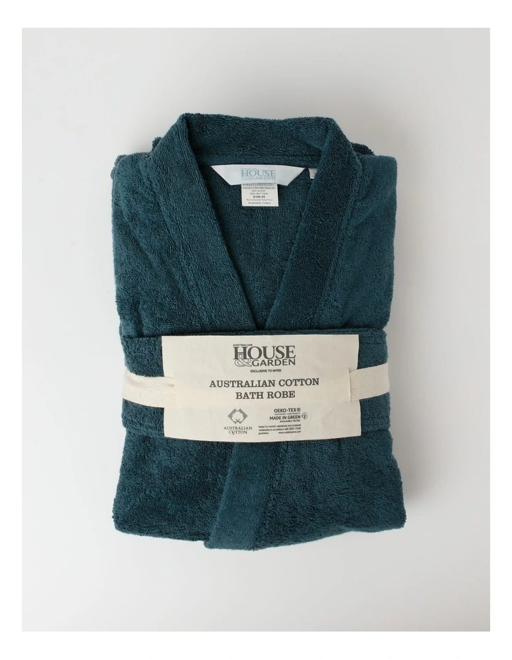 Buy π₯ Australian House & Garden Australian Cotton Bath Robe Sea Glass π - Image 5