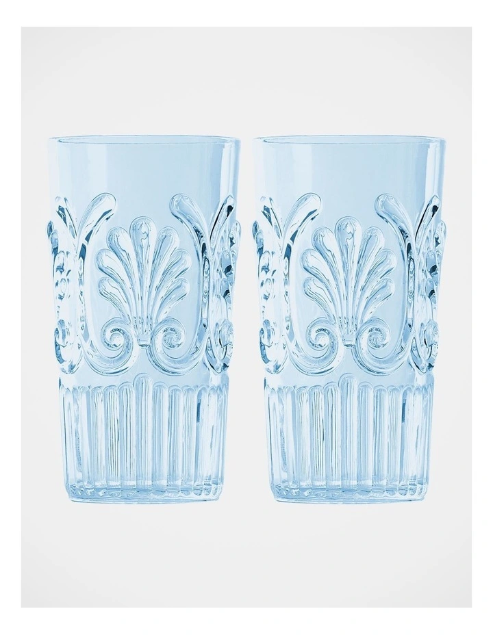 Budget ❤️ Heritage Medallion Hi Ball 2 Pack In Blue 😀