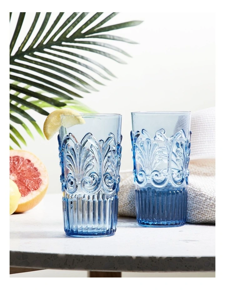 Budget ❤️ Heritage Medallion Hi Ball 2 Pack In Blue 😀 - Image 3