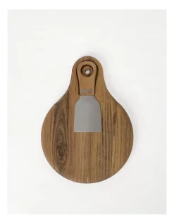 Best Sale 🔔 Vue Entertaining 2 Piece Cheese Set In Teak ⌛